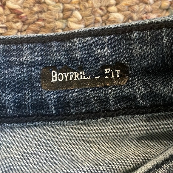 Womens Judy Blue Boyfriend Fit Ripped Denim High Rise Jeans - Picture 3 of 6